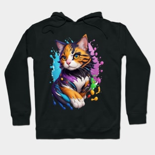 Gatito Art Hoodie